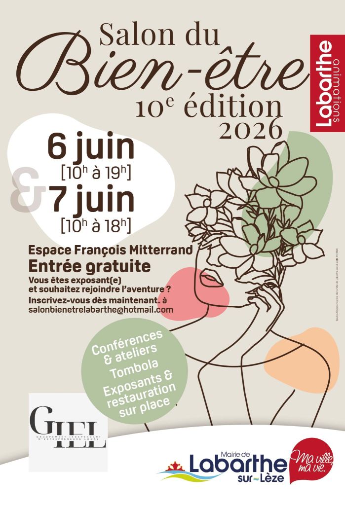 Salon du Bien-être Labarthe Sur Lèze les 6 et 7 Juin